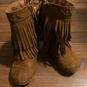 Toddler girls fringe boots by rampage girls